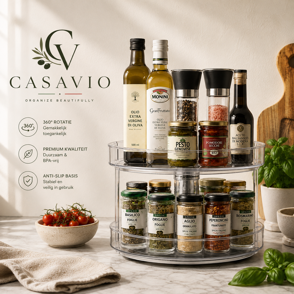 CASAVIO™ 360° Rotating Kitchen Organizer